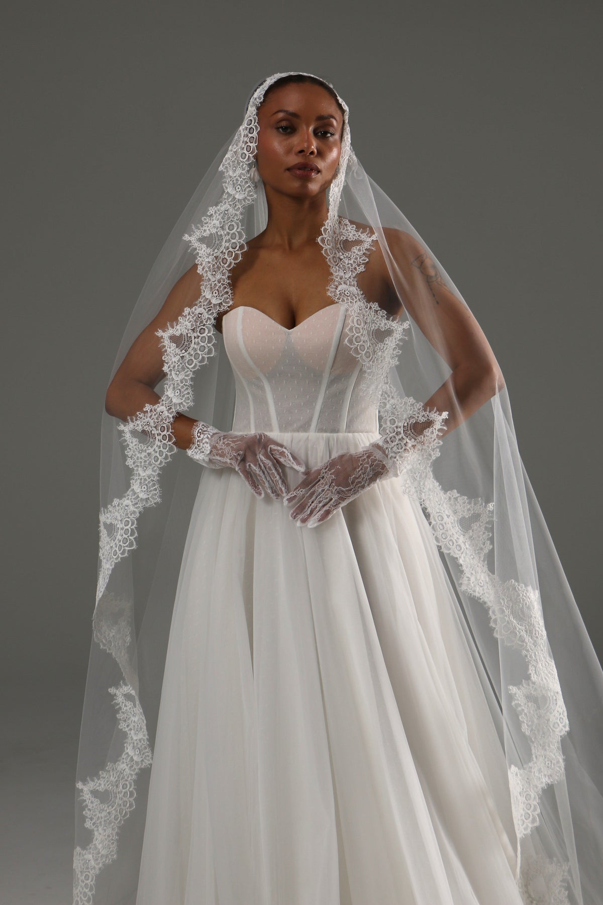 One-Tier Bridal Veils