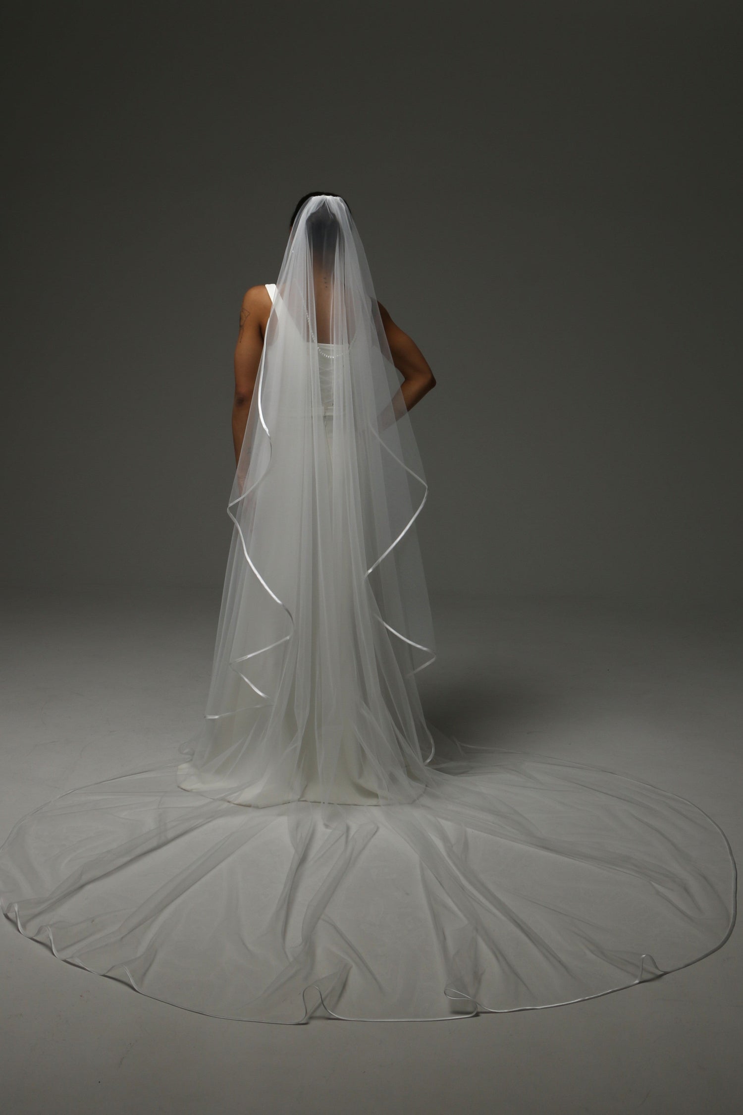 Satin Edge Veils