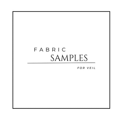 Veil Fabric Samples – White Ivory Light Ivory Tulle